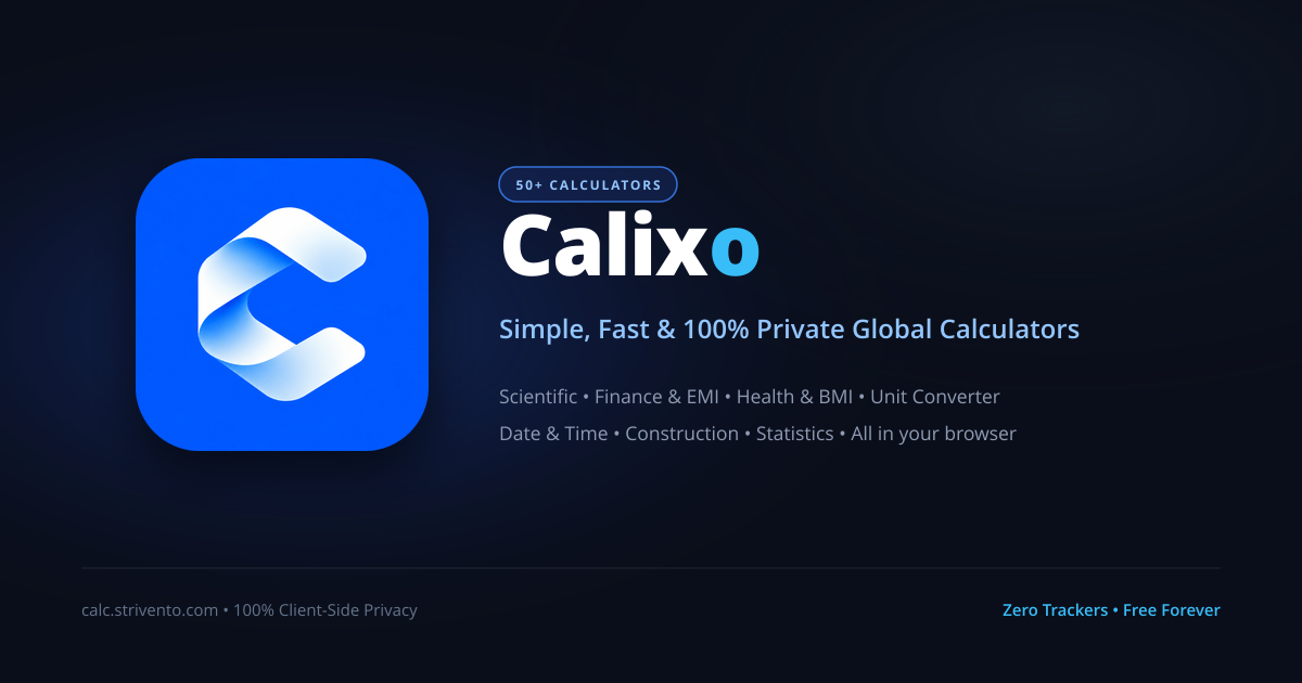 Calixo Scientific Calculator Interface